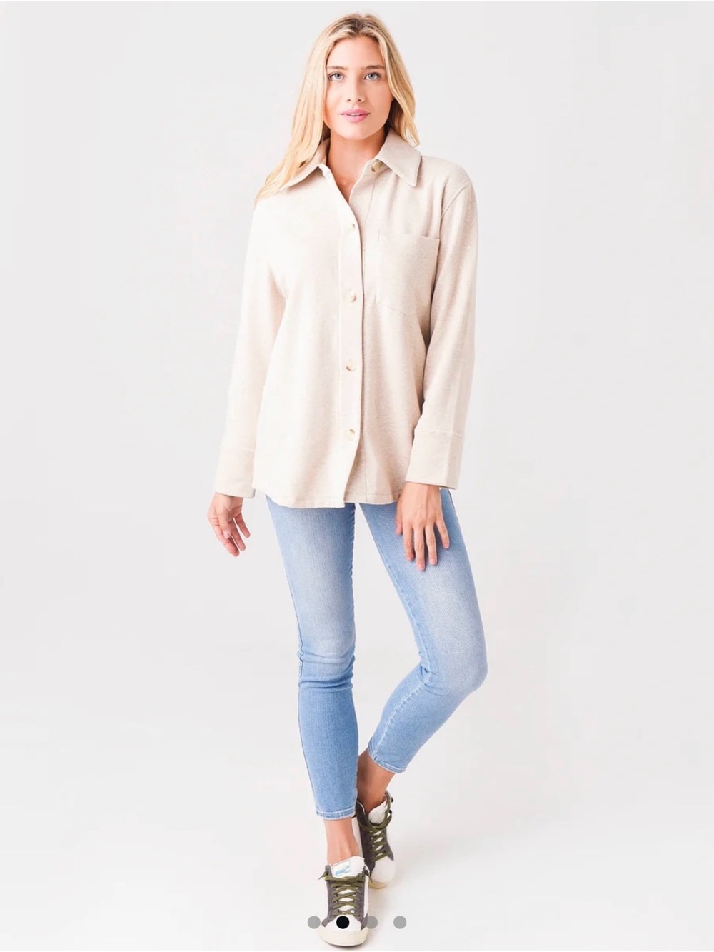 Vince oversized shirt jacket $265 Size S Small